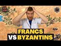 Trs grosse game avec francs vs byzantins le match up de limpossible  1vs1 sur age of empires ii