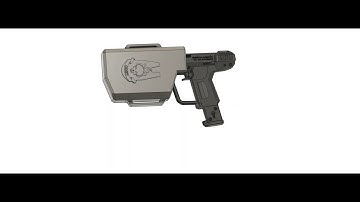 Halo 3 ODST SOCOM Holster 3D Modeling for 3D Printed Props