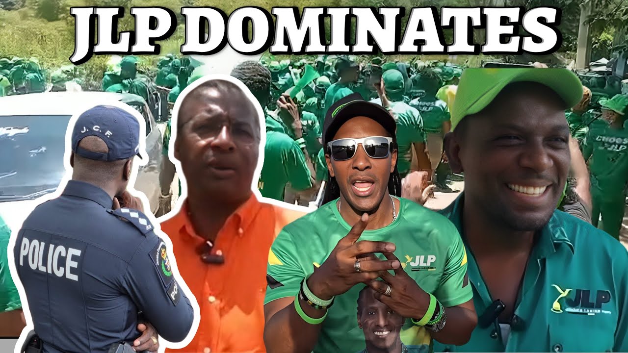 🚨Soldiers & Police Move In As PNP Blocks JLP Motorcade | Massive JLP Turnout Indicates Victory ?
