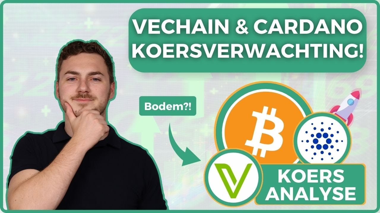 📊 Vechain & Cardano koersverwachting! BODEM VOOR VECHAIN?! Cardano heeft  het zwaarder! BTC analyse!