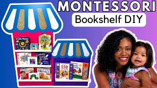 Montessori Bookshelf DIY - IKEA Picture Ledge Hack for the Perfect Toddler Library, Book Wall