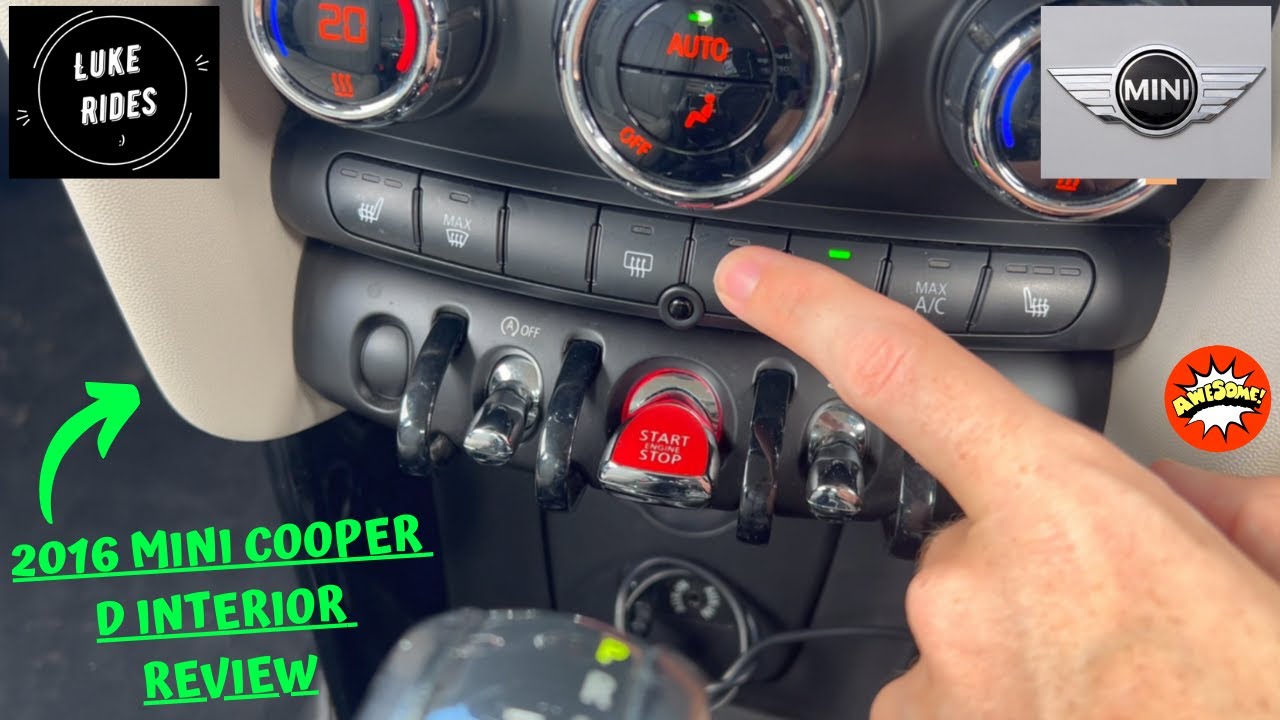 2016 mini Cooper D / Interior / Review