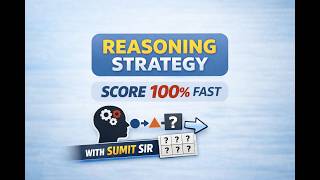 Complete Reasoning roadmap by Sumit Sir – plan smart, score high | Vidya 365 | Resoning strategy.