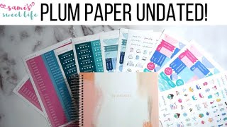 *NEW* UNDATED PLUM PAPER PLANNER HAUL | New Planner Walk Through & Custom Sticker Options!