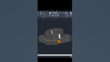 AutoCAD 3D Tutorial For Beginners #autocadshorts