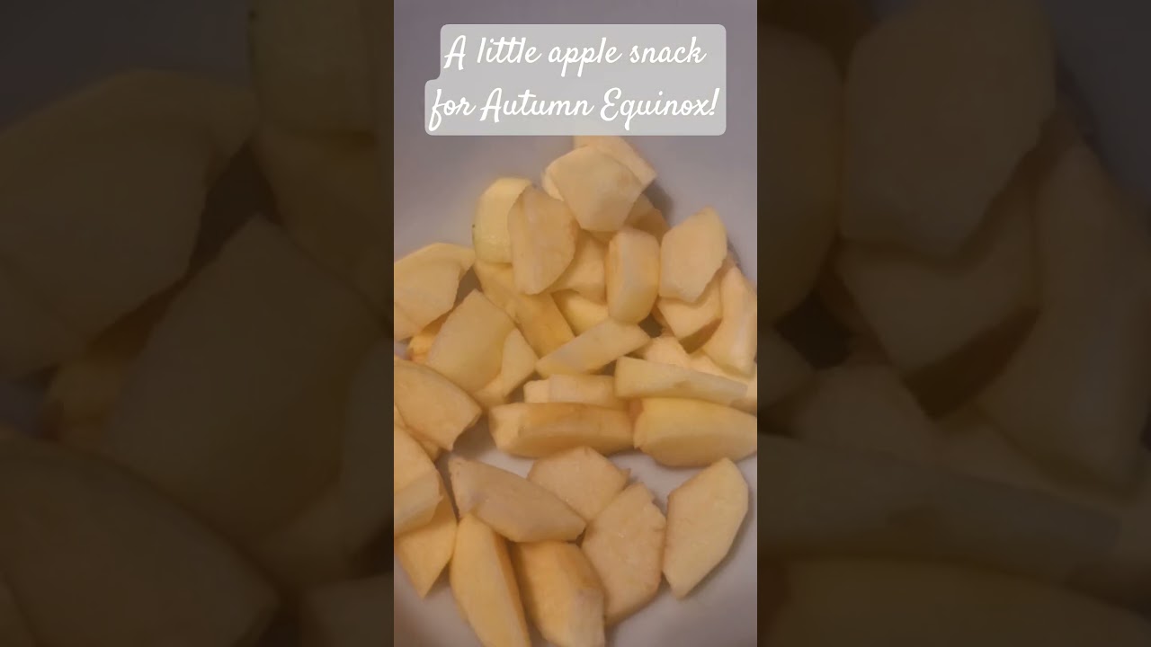 A little apple snack!