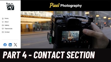 Design A Photography Website Using HTML, CSS & JavaScript (Part 4)