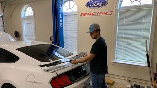 We Installed an EBAY GT500 SPOILER on his Mustang GT!