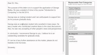 Creating a Reference Letter Writing App with LiveCode (Khan Academy Version) screenshot 2