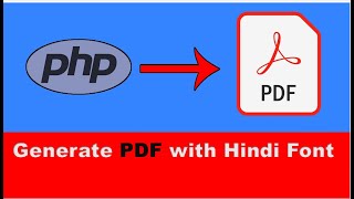 Generate PDF with Hindi Font (Any Font ) | Hindi