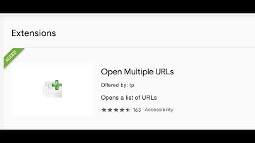 How to find and install Open Multiple URLs Google Chrome Extension