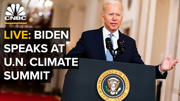 LIVE: President Biden addresses delegates at COP26 climate summit— 11/1/2021