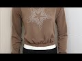 Kısa Sweatshirt Kesimi Dikimi | 38 / 42 beden arası giyebilir ölçüler
