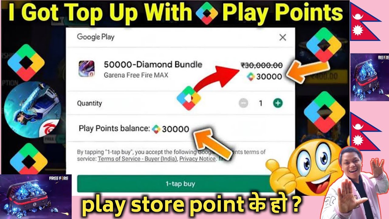 Google play points in nepal | how to earn play store money | play ...