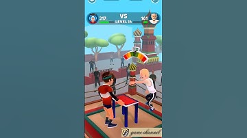 slap kings 😉😉 gameplay // l game channel // android & ios game 192919 #cartoon #mobilegame #shorts