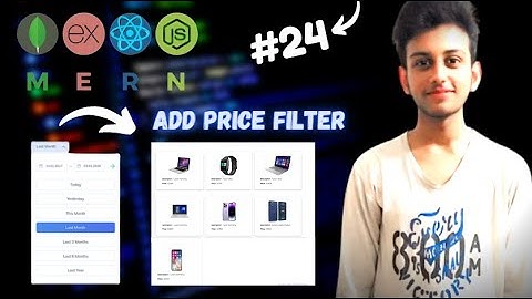 MERN STACK E-Commerce Website Tutorial #24 🔥 Add Price Filter || Filter In React.js.