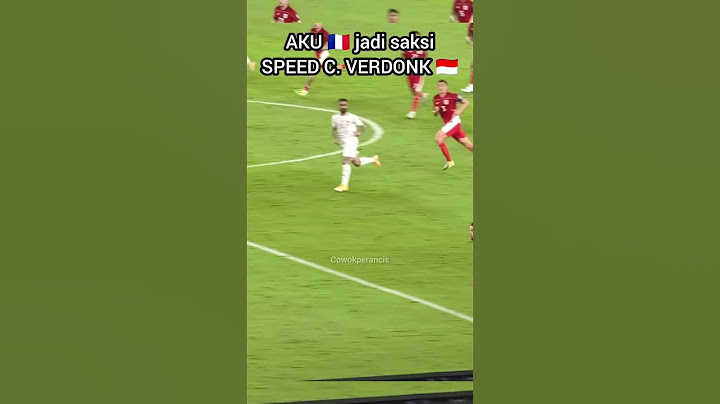 POV: AKU 🇫🇷 JADI SAKSI SPEED CALVIN VERDONK🇮🇩 #timnasindonesia #timnasday #verdonk