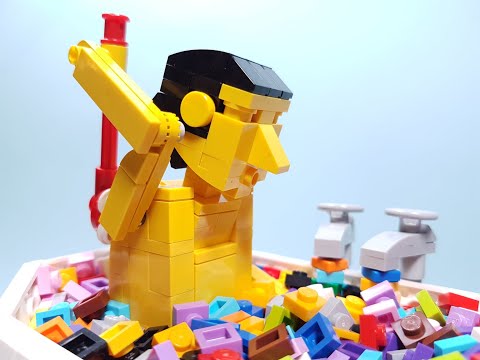 Bath time, a LEGO automaton