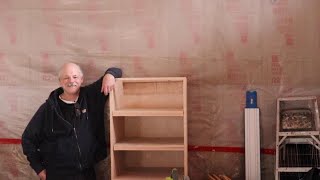 Huge wind storm | great food | finishing up cabinets in Alaska