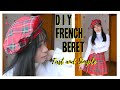 DIY Reversible French Beret Tutorial || How To Make a Beret Hat || Fast and Simple Tutorial