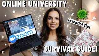 Famous ONLINE UNIVERSITY SURVIVAL GUIDE | My Essential Online University, School & College Tips 2020!!! Wealth