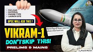 Vikram-1 Rocket Explained | India’s First Private Orbital Rocket | by Prachi Ma'am | UPSC Preplab