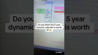 Dynamic Calendar for 2026-2030