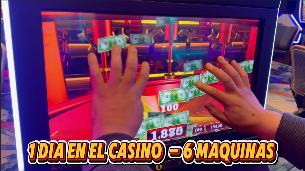UN DiA EN EL CASINO, JUGAMOS 6 MAQUINAS SUPER DIVERTIDO