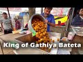 King of gathiya bateta in gujarat  bhagwati batetawala  bhavnagar street food  indian street food