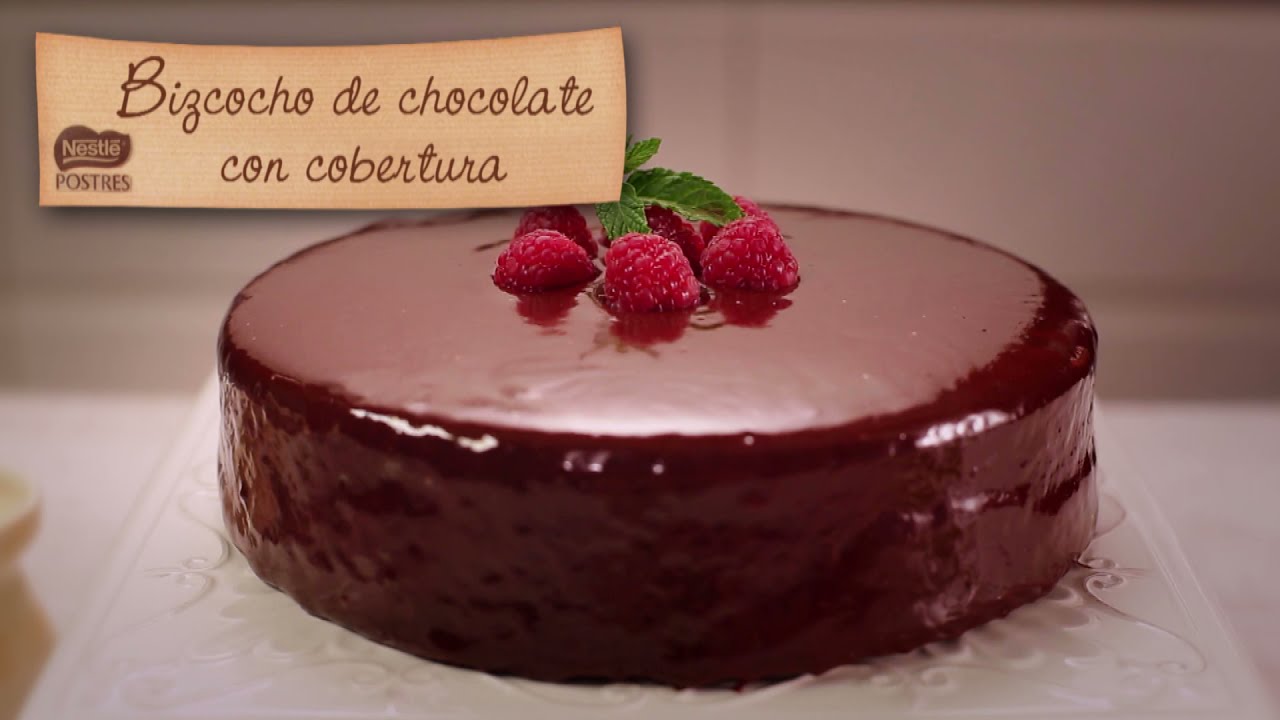 Bizcocho de chocolate con cobertura - Recetas Nestlé Postres - YouTube