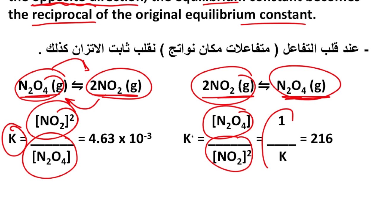 14.1-14.2 The Concept of Equilibrium and Writing Equilibrium Constat 3