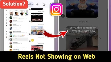 Instagram Web Reels Sorry This Content isn