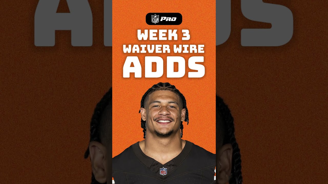Top Week 3 Waiver Wire Adds!