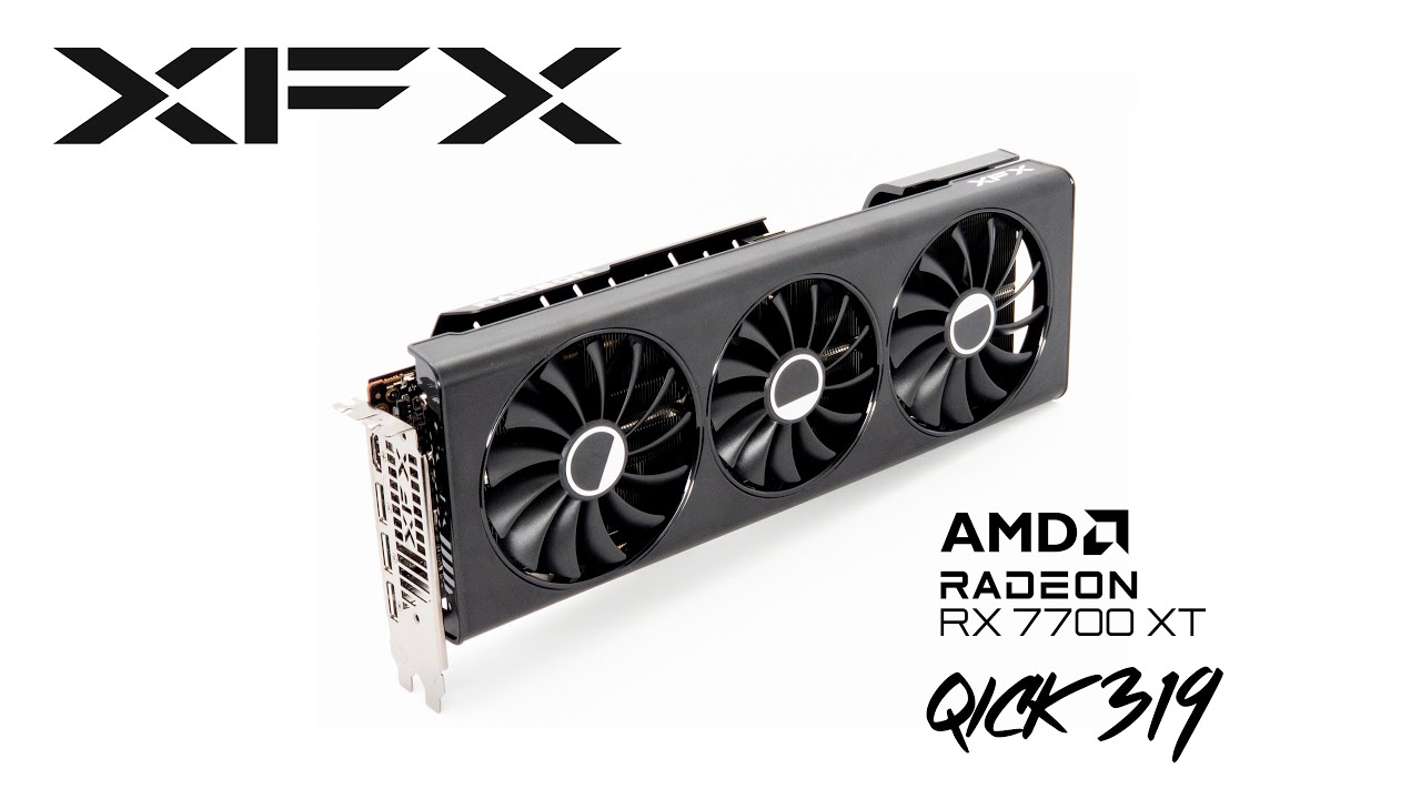 Placa de Video XFX Radeon RX 7700 XT Speedster Qick319, 12GB