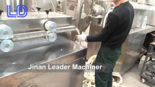 Core filling puffed snacks food processing line