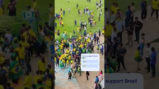 Brazilian is on fire 🔥🇧🇷. #shorts #brazilfans #daffodilinternationaluniversity #diu #neymar #vini