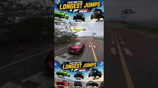Lamborghini vs Ferrari vs G-Wagon Longest Jump #youtubeshorts #shortvideo #trending #viralvideo #fun