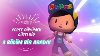 Pepee Büyümek Güzeldir 🕺🙆‍♂️❤| Leliko ve Pisi İle 3 Bölüm Bir Arada | Düşyeri