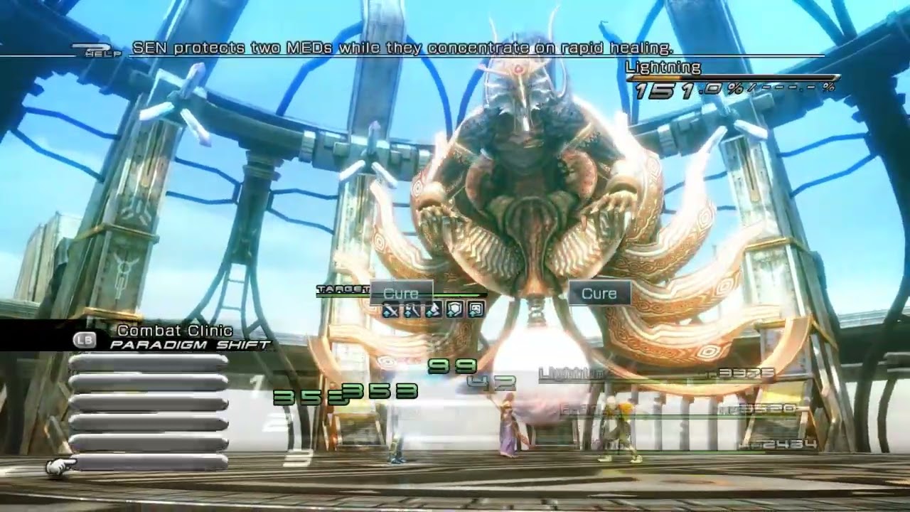 Final Fantasy XIII - Dahaka Boss Fight