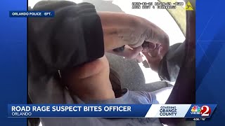 Orlando woman bites officer to avoid arrest after attacking 'elderly' victim, police say