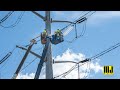 M. J. Electric Service Video Highlight | Overhead Line Work 1