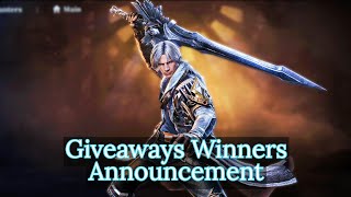 20 Giveaway Winners 🏆 Announcement of BU video | Devil May Cry: Peak of Combat DMC POC | The KiLLeR.