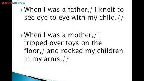 Lesson 7b   THOUGHT GROUPS   English Pronunciation   YouTube 1