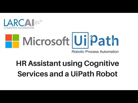 HR Assistant using Cognitive Services and a UiPath Robot