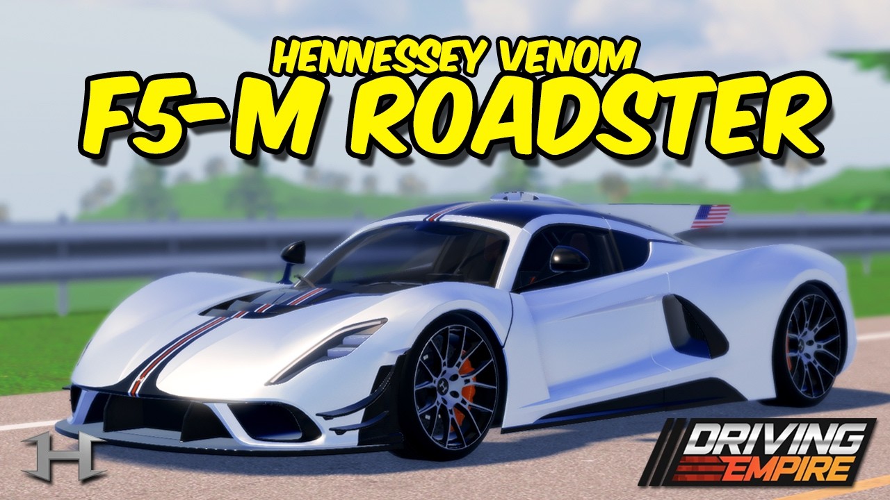 $8.2M Hennessey Venom F5-M Roadster | Driving Empire - YouTube