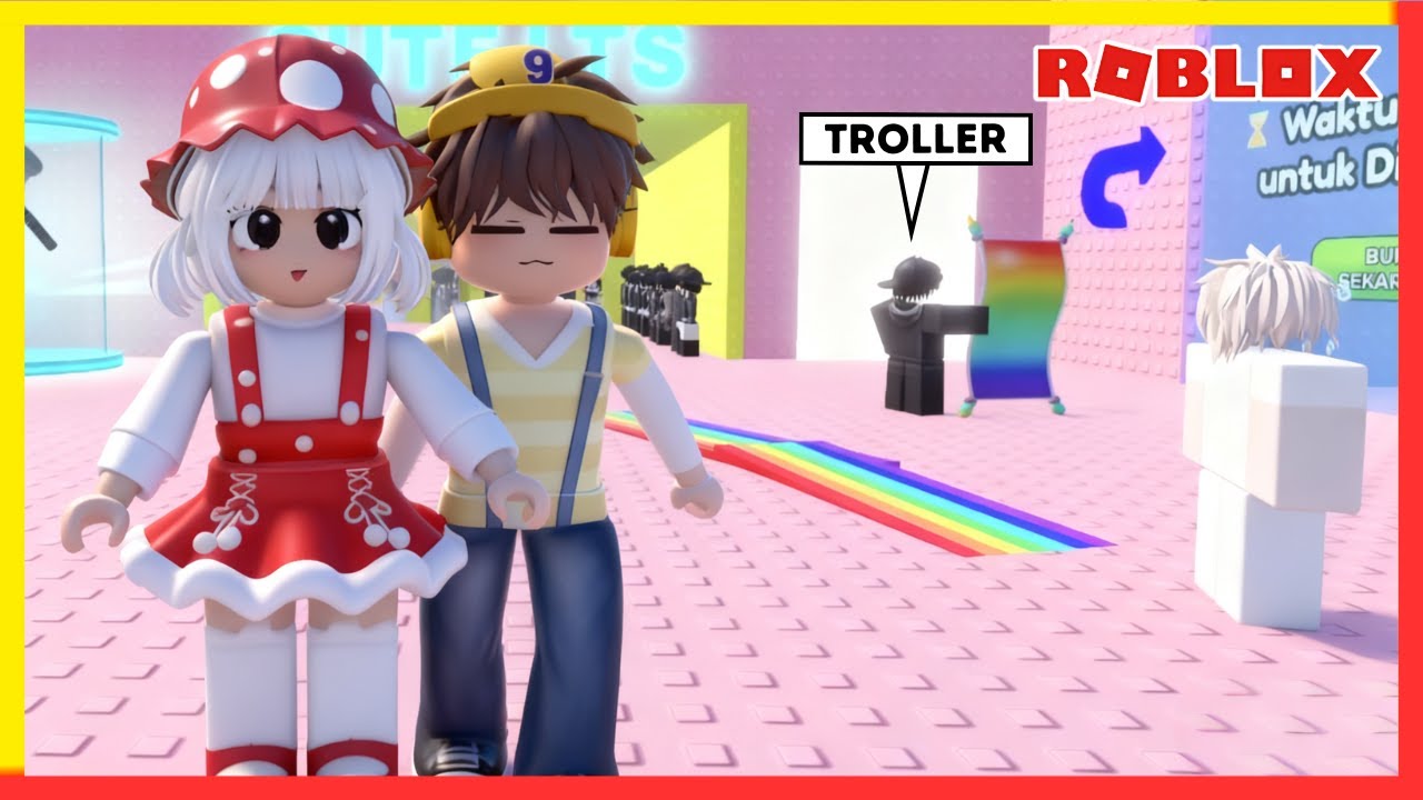 Cio Dan Cia Susah Finish Karna Ada Bacon Troll Di Game Roblox HUG TOWER