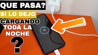 Qué Sucede Si Dejas Tu CELULAR Cargando Toda La Noche |