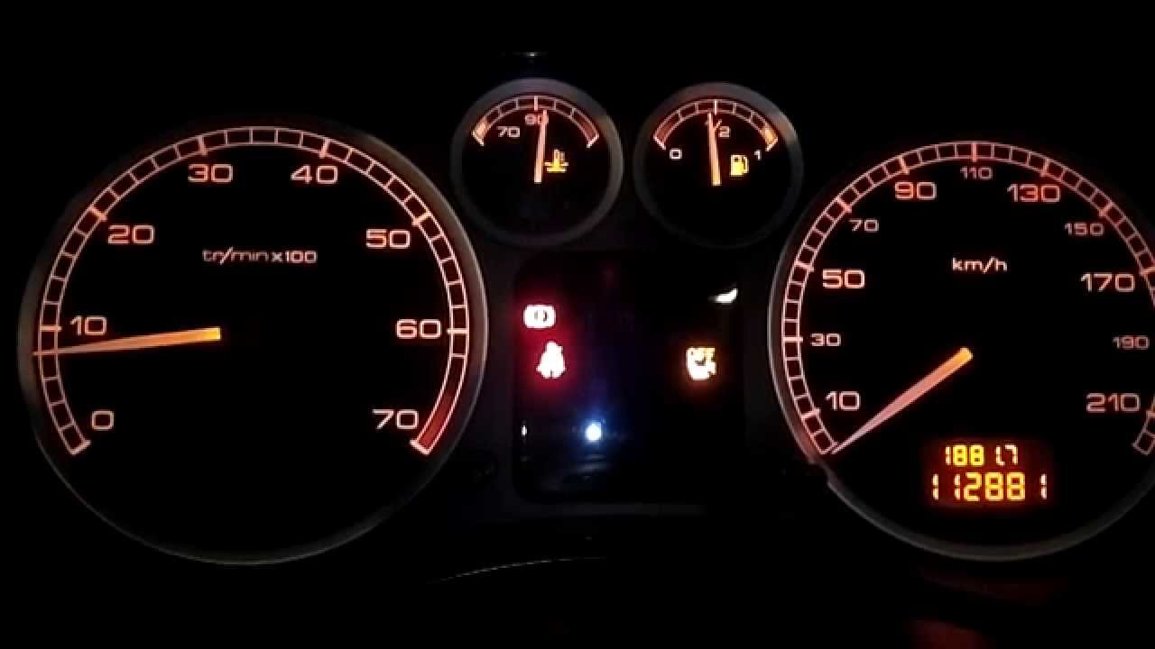 check engine Peugeot 307 YouTube