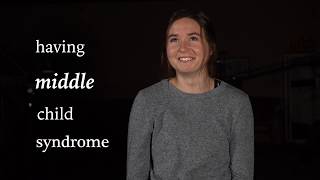 Middle Child Syndrome: The neglect of a sibling born between other siblings by parents and family.