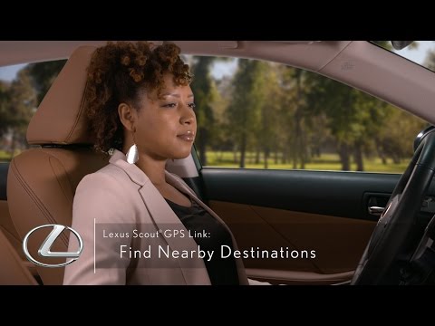 Lexus Scout GPS Link Finding Nearby Destinations